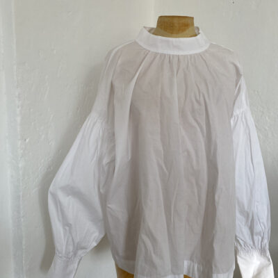 Vintage blouse stand collar