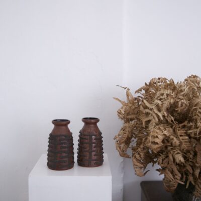 Pair of vintage Strehla vases