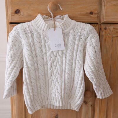 Vintage childrens cable knit sweater