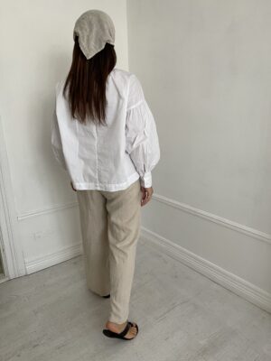 Vintage blouse stand collar - Image 5