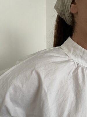 Vintage blouse stand collar - Image 7
