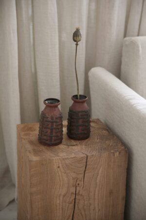 Pair of vintage Strehla vases - Image 7