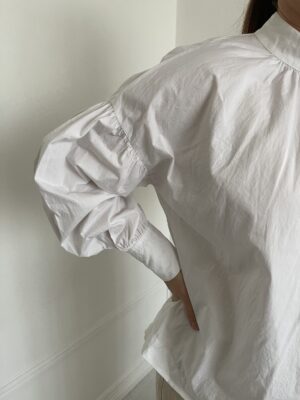 Vintage blouse stand collar - Image 8