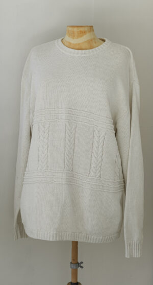 Vintage cable knit sweater