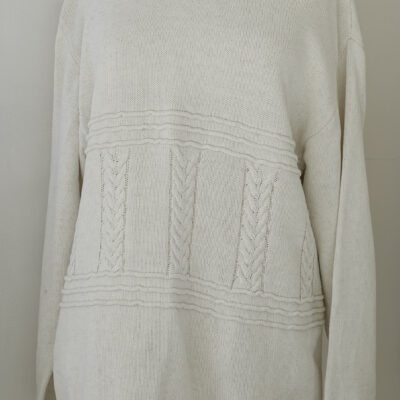 Vintage cable knit sweater