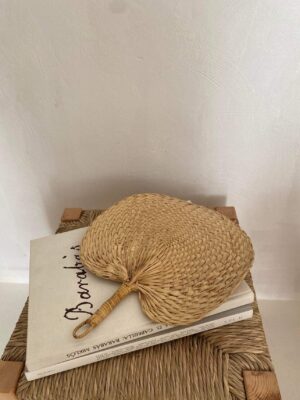 Hand-woven straw fan - Image 6