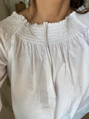 Vintage blouse 3/4 sleeves - Image 4