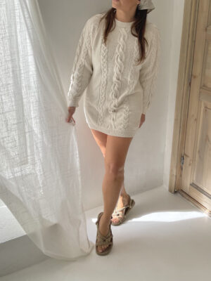 Cotton cable knit sweater - Image 5