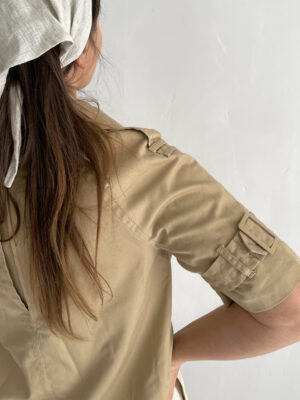 Cropped trench coat - Image 7