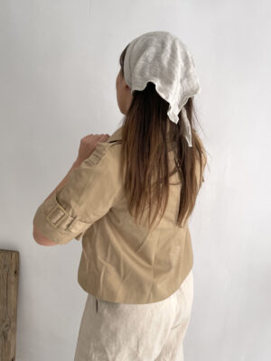 Cropped trench coat - Image 6