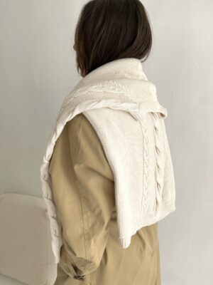 Cotton cable knit sweater - Image 2