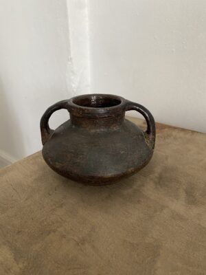 Raw clay amfora