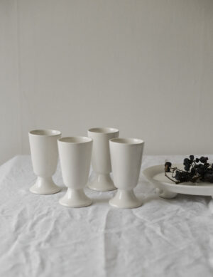 French mazagran ceramic cups