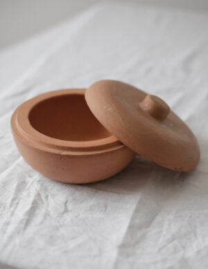 Rustic terracotta butter pot - Image 2