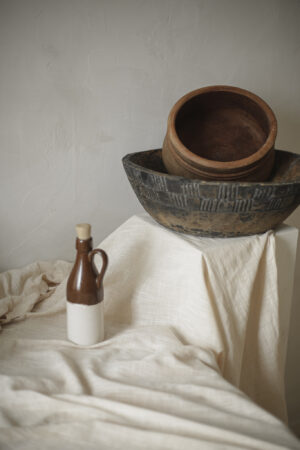 Two-toned Vintage Crock Jug - Image 3