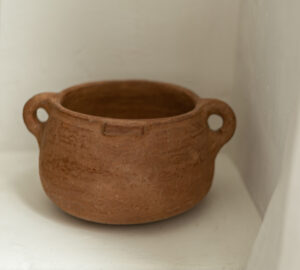 Antique Terracotta pot with handles