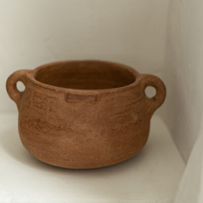 Antique Terracotta pot with handles