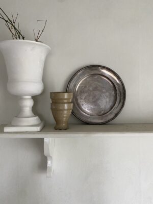 Vintage silver tray with patina - Image 2