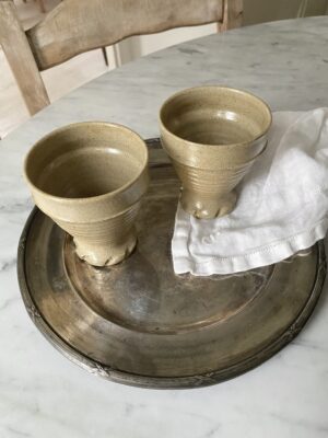 Vintage silver tray with patina - Image 3