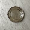 Small vintage silver plate with patina