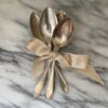 Vintage silver dinner spoons smaller