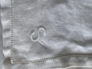 Vintage set of 4 damast napkins - Image 3
