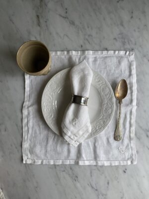 Vintage silver napkin rings - Image 2