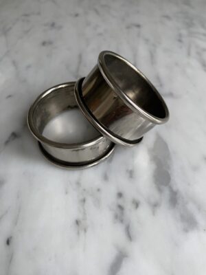 Vintage silver napkin rings