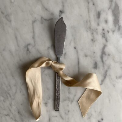 Vintage decorative butter knife