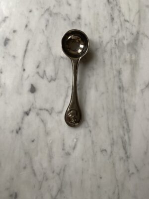 Vintage coffee brew spoon in silver - Image 2