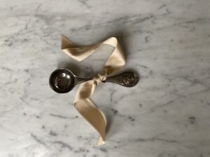 Vintage coffee brew spoon in silver - Image 3