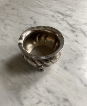 Vintage silver dish thre legged - Image 4