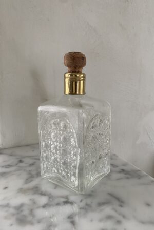 Antique decorative Glass Liqueur Bottle