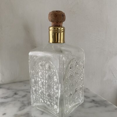 Antique decorative Glass Liqueur Bottle