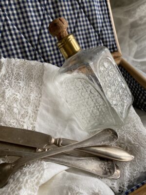 Antique decorative Glass Liqueur Bottle - Image 5