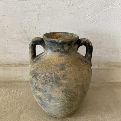 Rustic vintage jug with handles