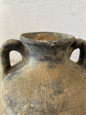 Rustic vintage jug with handles - Image 2