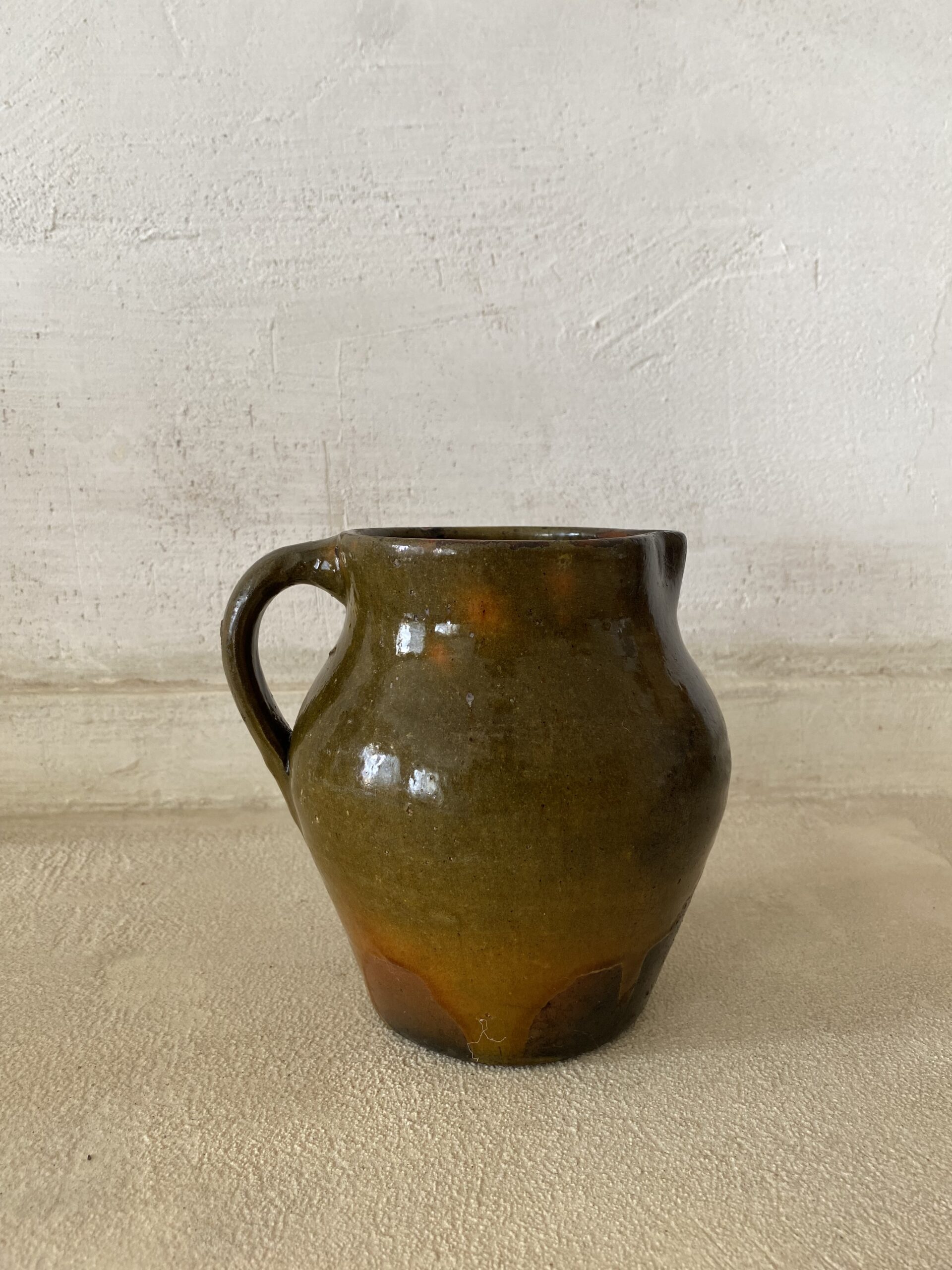 Vintage jug caramel glazed