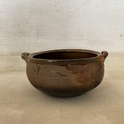 Vintage rustic clay bowl