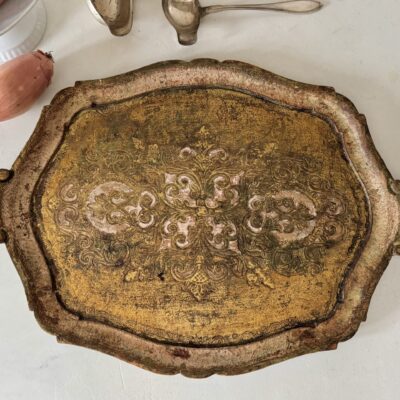 Vintage Italian Florentine tray