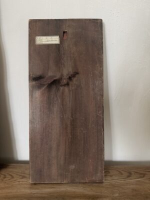 Old catholic Wooden Picture of the Virgin Mary and the baby - Image 4