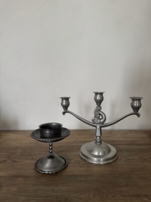 Candle holder pilar candle 1950s - Image 2