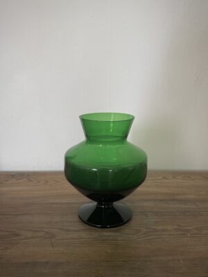 Emerald Green decorative Glass vase