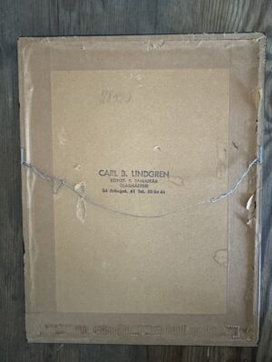 Vintage Art silhouette framed - Image 4