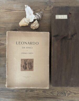 Antique book Leonardo da Vinci 1911