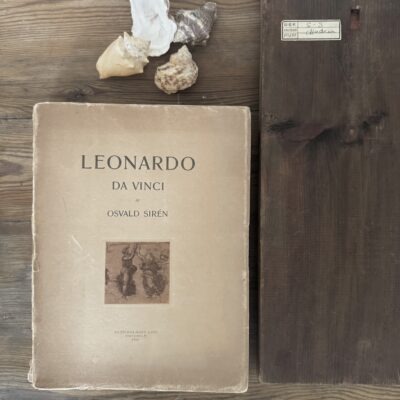 Antique book Leonardo da Vinci 1911