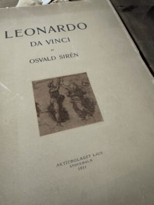 Antique book Leonardo da Vinci 1911 - Image 2