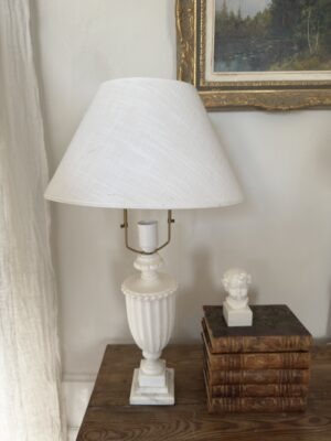 Table lamp marble alabaster