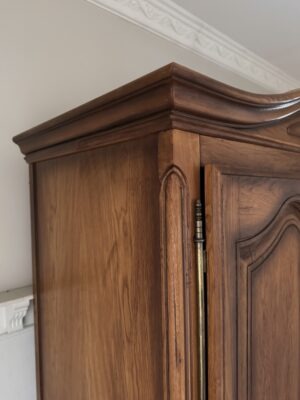 French Oak Linen Cabinet - Closet 1900 - Image 5