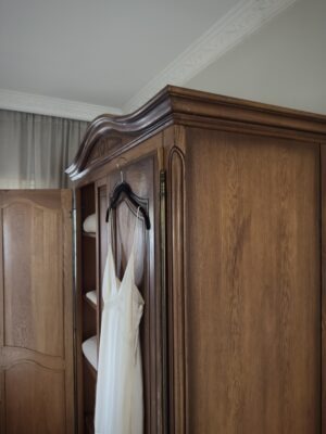 French Oak Linen Cabinet - Closet 1900 - Image 8
